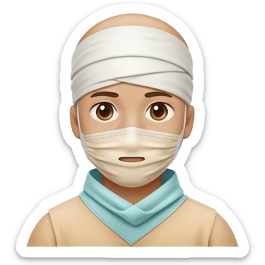 Eye surgery sticker