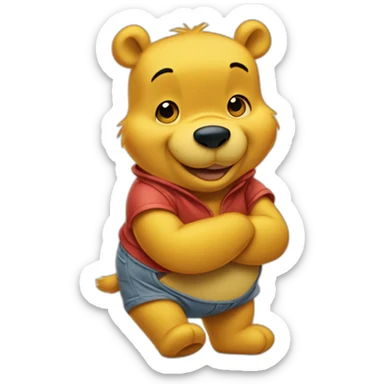 Winnie pooh sticker