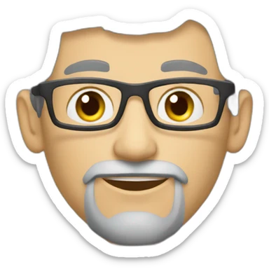 male math teacher on gray opel omega sticker