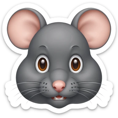 mouse with muscle sticker