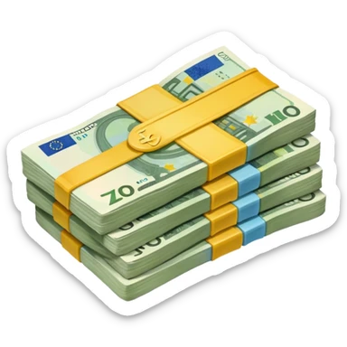 10 milion euro so much mone sticker
