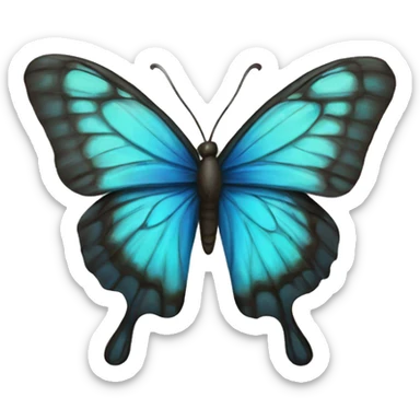Mariposa azul  sticker