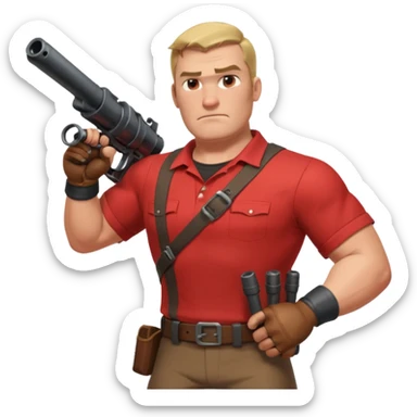 The Heavy from TF2 sticker