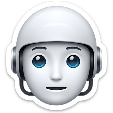 Make a emoji of AI sticker