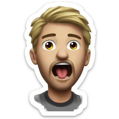 Streamer rages at cs go sticker