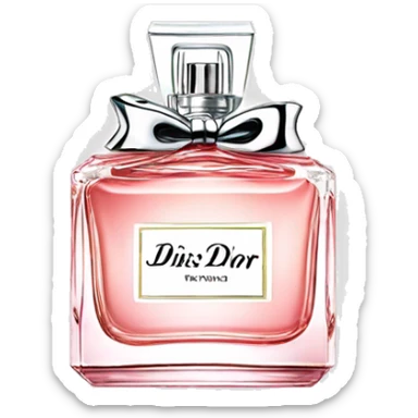 Miss dior perfume sticker