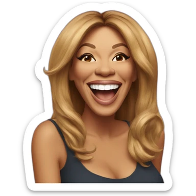 Wendy Williams laughing sticker
