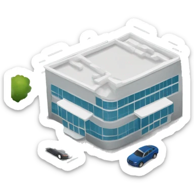 Car dealership building sticker