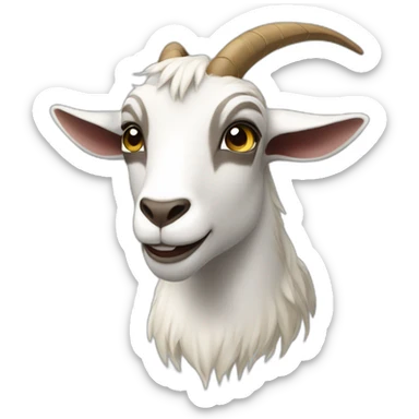 Entrepreneurial Lightning Goat sticker