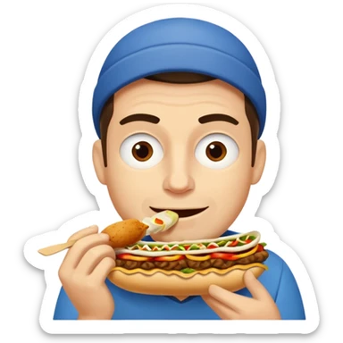 Joe Goldberg der Döner isst  sticker