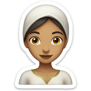 A Moroccan girl sticker