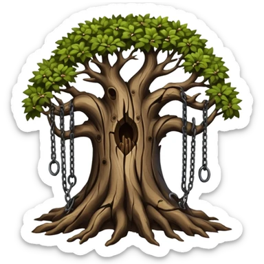Tree with chains – Bound, suffering




















 sticker