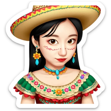 Traditional Costume Enthusiast sticker