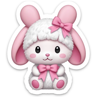 My melody ribbon sticker
