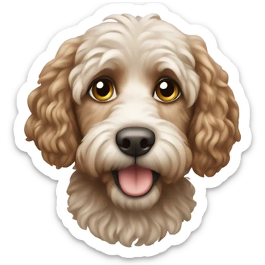 Cockapoo dog sticker