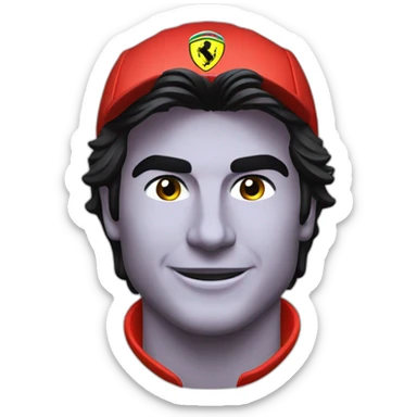 Carlos sainz jr ferrari sticker