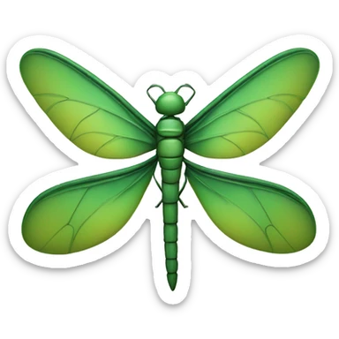 dragon fly with angel wings sticker
