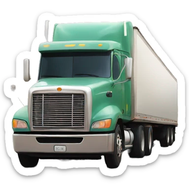 Trucker gps sticker