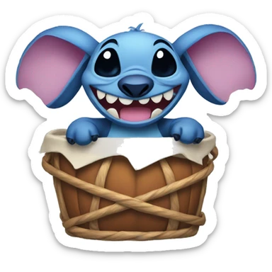 stitch deguisemen halloween sticker
