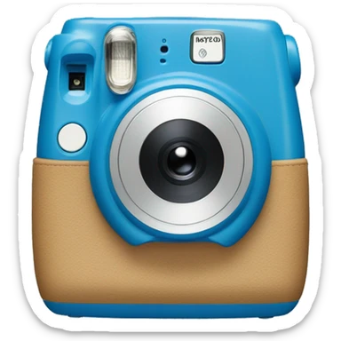 Blue instax mini  sticker