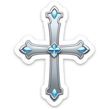 Cross sticker
