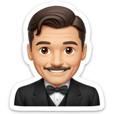 Clark Gable sticker