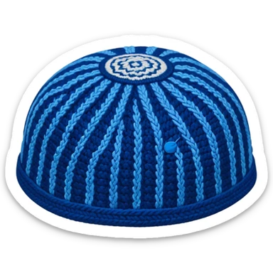 a jewish kippah sticker
