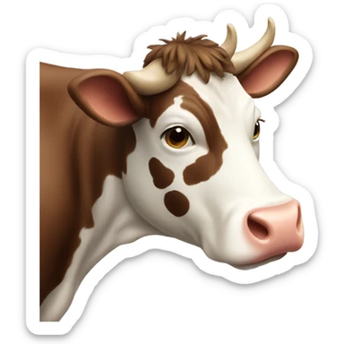 cow sticker