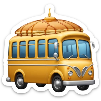 pancake bus sticker