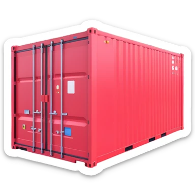 refrigerated shipping container sticker