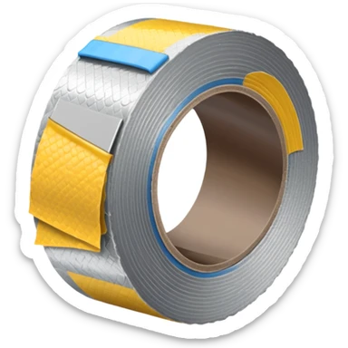 Duct tape ban sticker