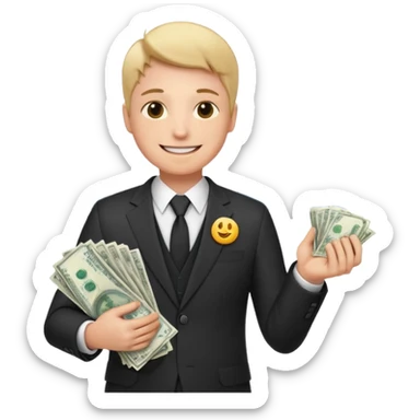 Corporate banking sales emoji sticker