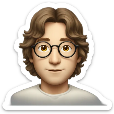 young john lennon sticker