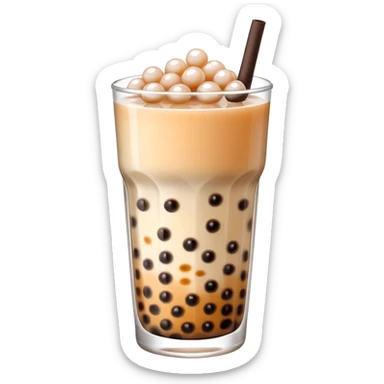 Boba tea sticker