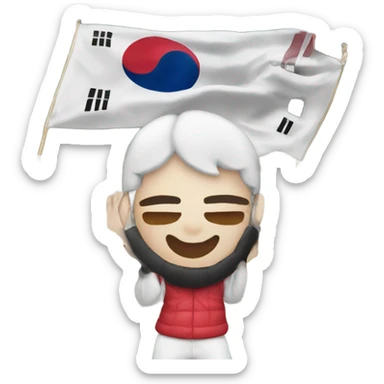 Having fun experience in South Korea  sticker