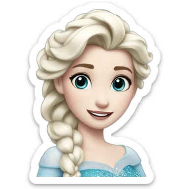 Elsa from Disney sticker