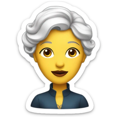 lady opera singer\ sticker