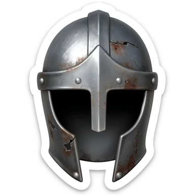 knight helmet sticker