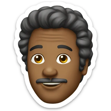 Funky 1970’s musician sticker