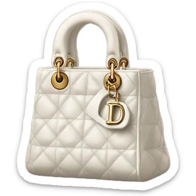Black lady dior bag sticker