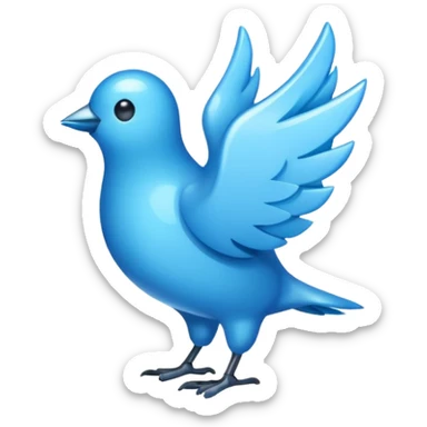 Blue Verified Twitter symbol  sticker