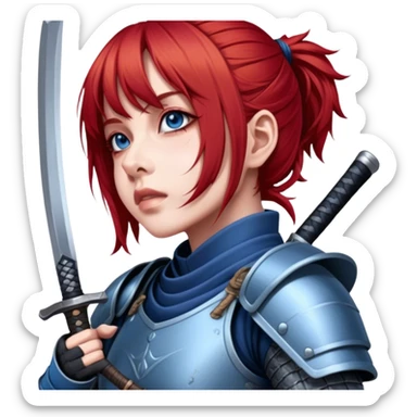 Samurai Defender sticker