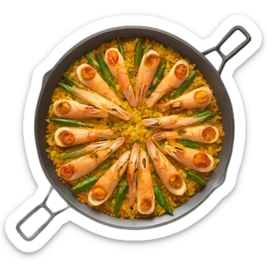 Paella valenciana sticker