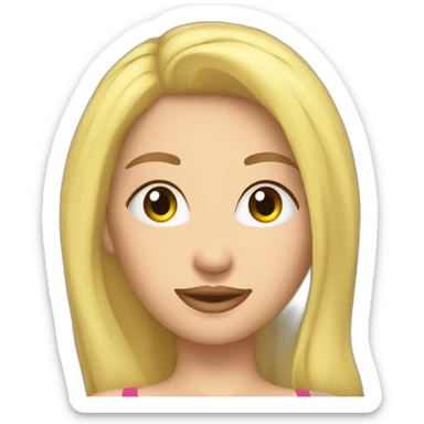 Sexy soft-fit Caucasian woman bikini (beach body) bed sticker