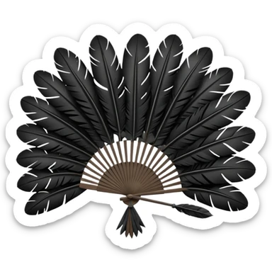 a-dovetail-consisting-of-black-feathers-that-spread-out-in-a-fan-shape.-without-the-dove. sticker