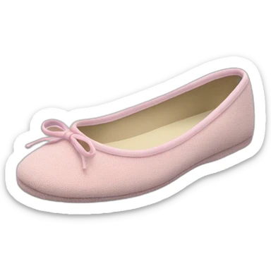 chausson ballerine isotoner sticker