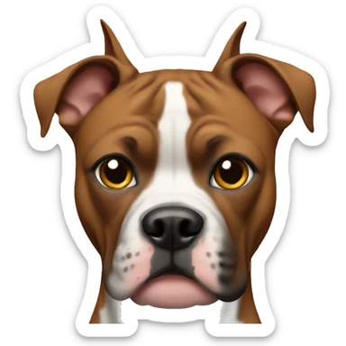 Pitbull boxer sticker