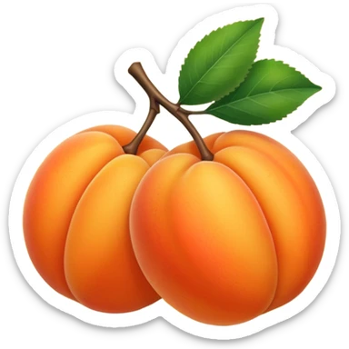 apricots sticker