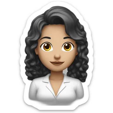 Un amie noir un gros et un blanc sticker