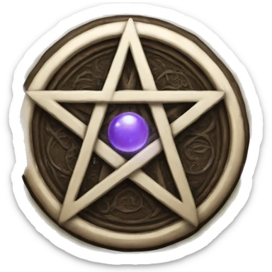 ace of pentacle sticker